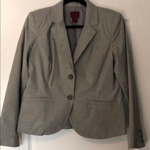 Light grey 2 button blazer